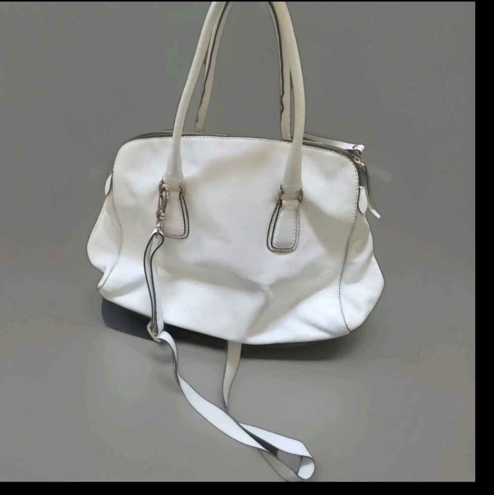 Abro Shopper Double Handle Italian Leather Sachel With Shoulder Strap